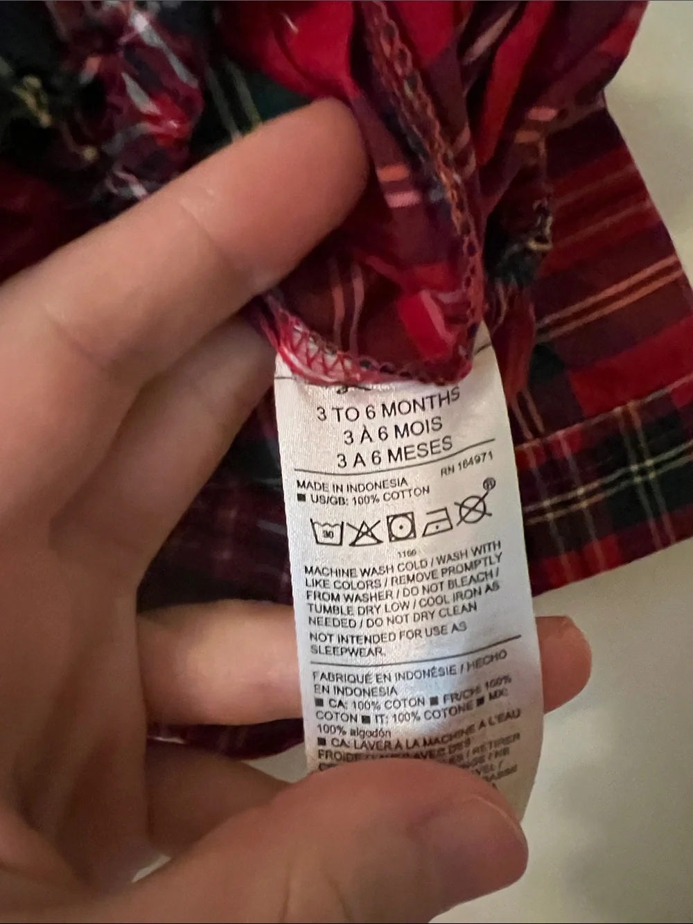 Janie and Jack Plaid Collared Onesie